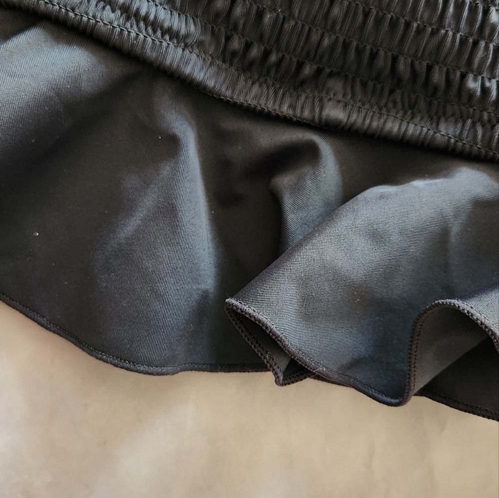 NWT! Cupshe Elegant Black Ruched Bikini Top - Picture 3 of 6
